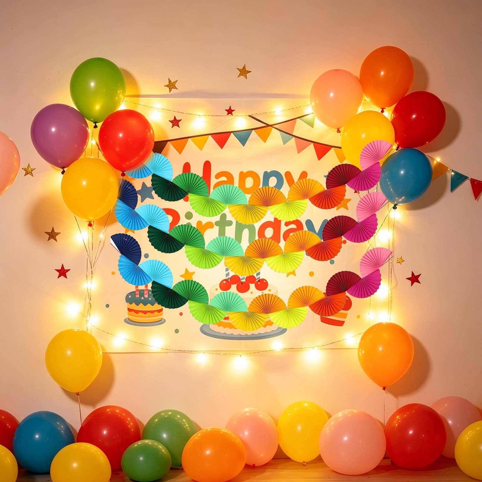 Photo backdrop prop with bright hues
