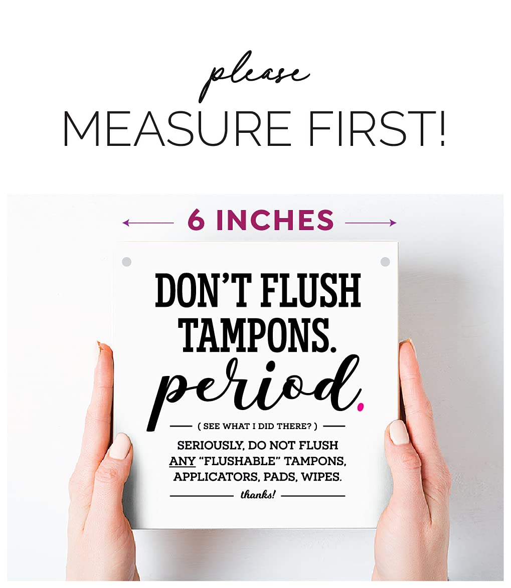 Premium finish durable bathroom sign