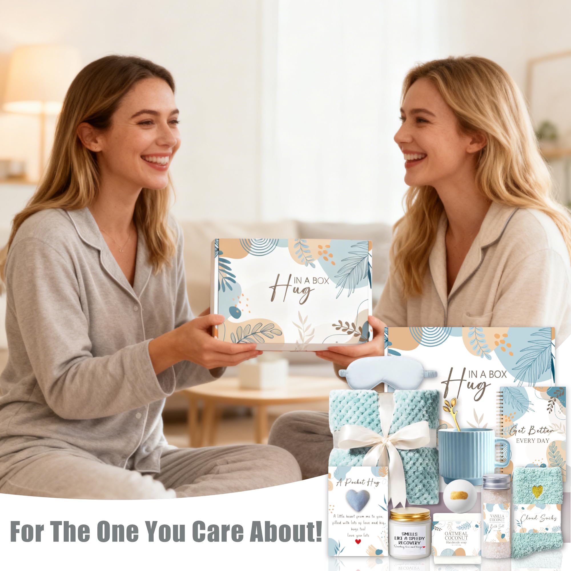 Spa inspired self care set for women recovery and encouragement
