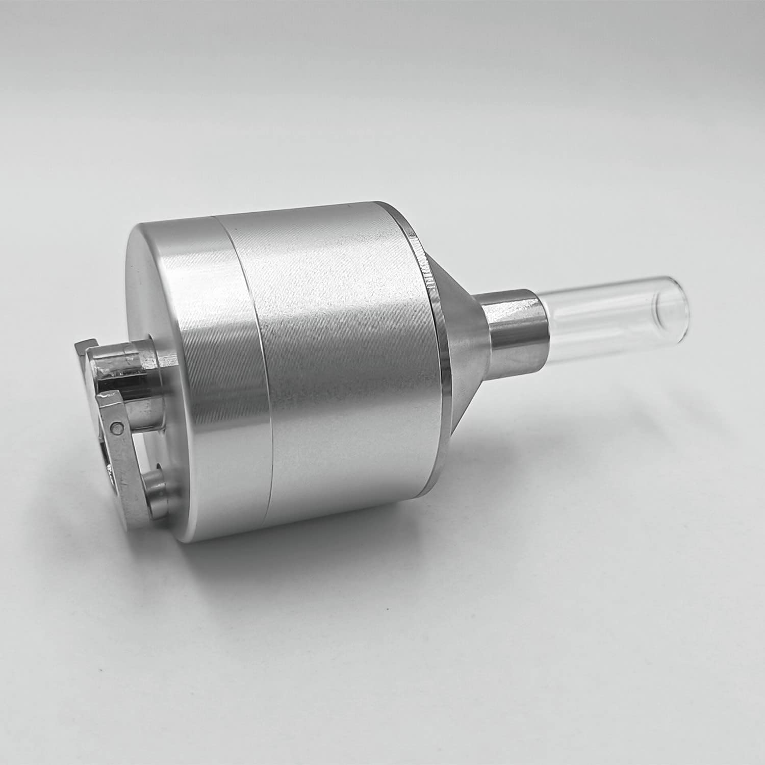 Pepper mill stainless steel with viewing window