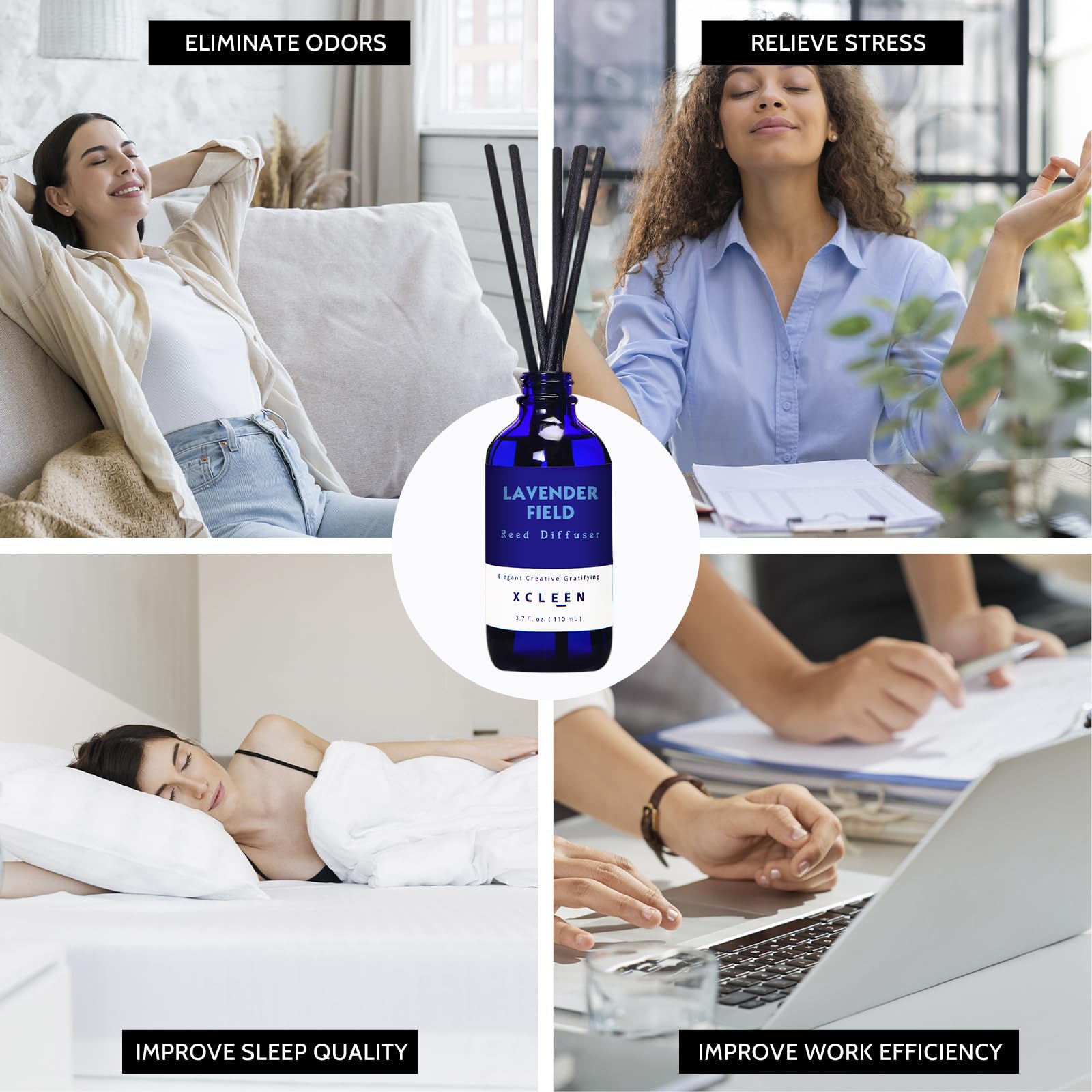 Gift-ready reed diffuser set for home decor