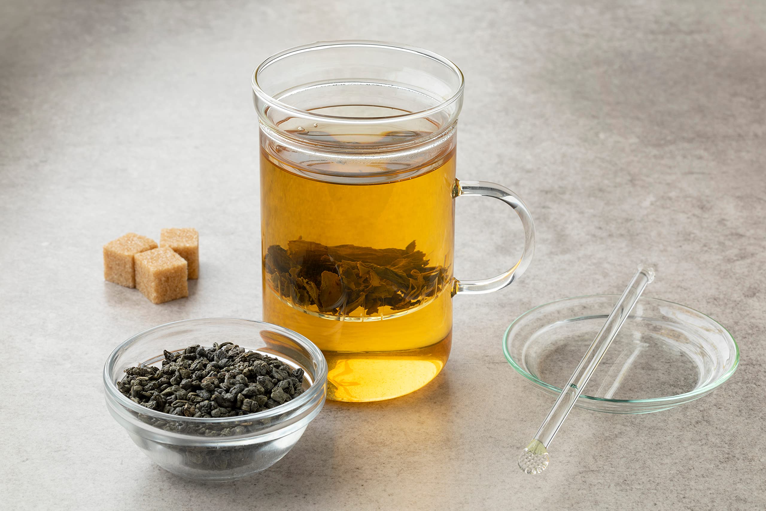 Gunpowder Green Tea 16oz bulk bag close up