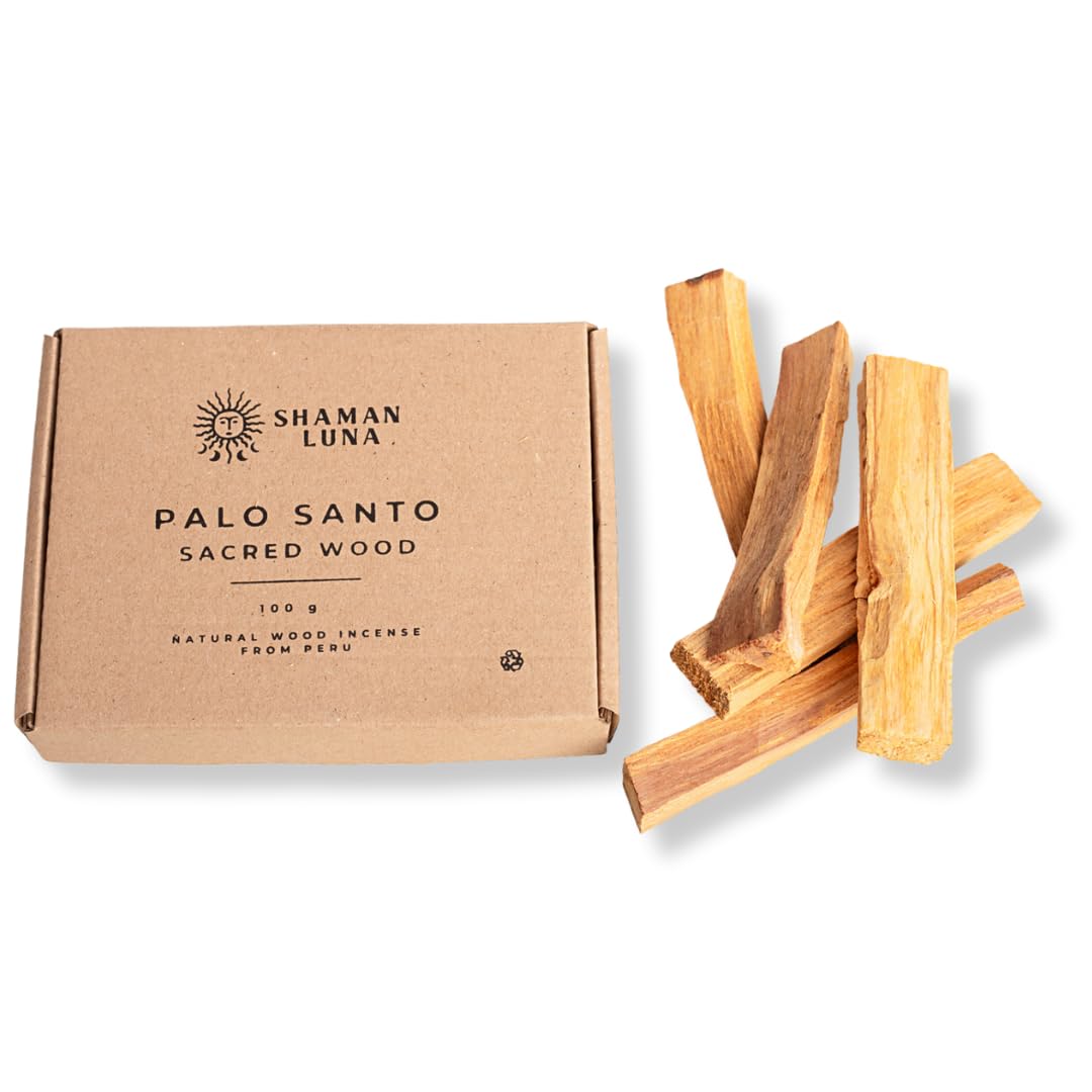 Premium Palo santo sticks from Peru 100g box