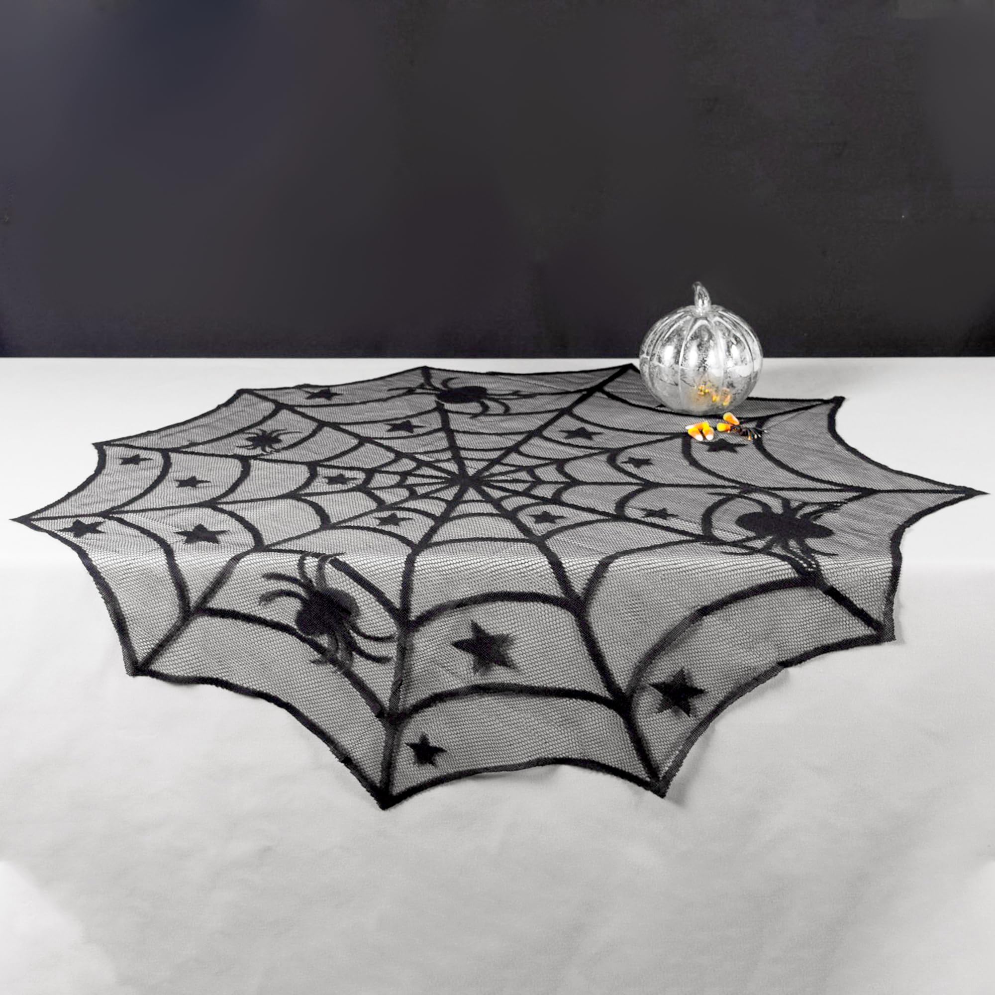 Premium polyester tablecloth close-up