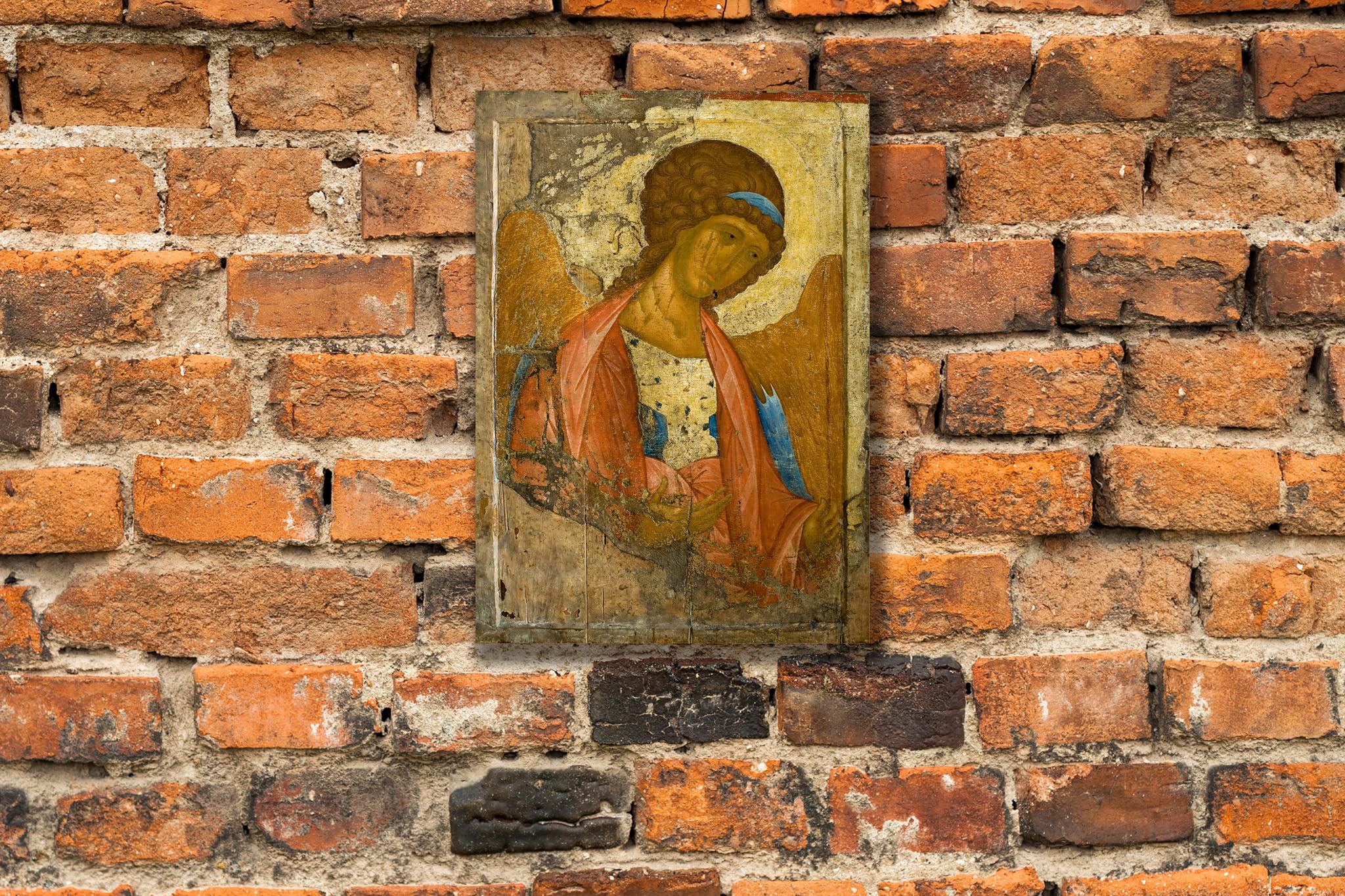 Premium archival inks on Archangel Michael canvas for vibrant color