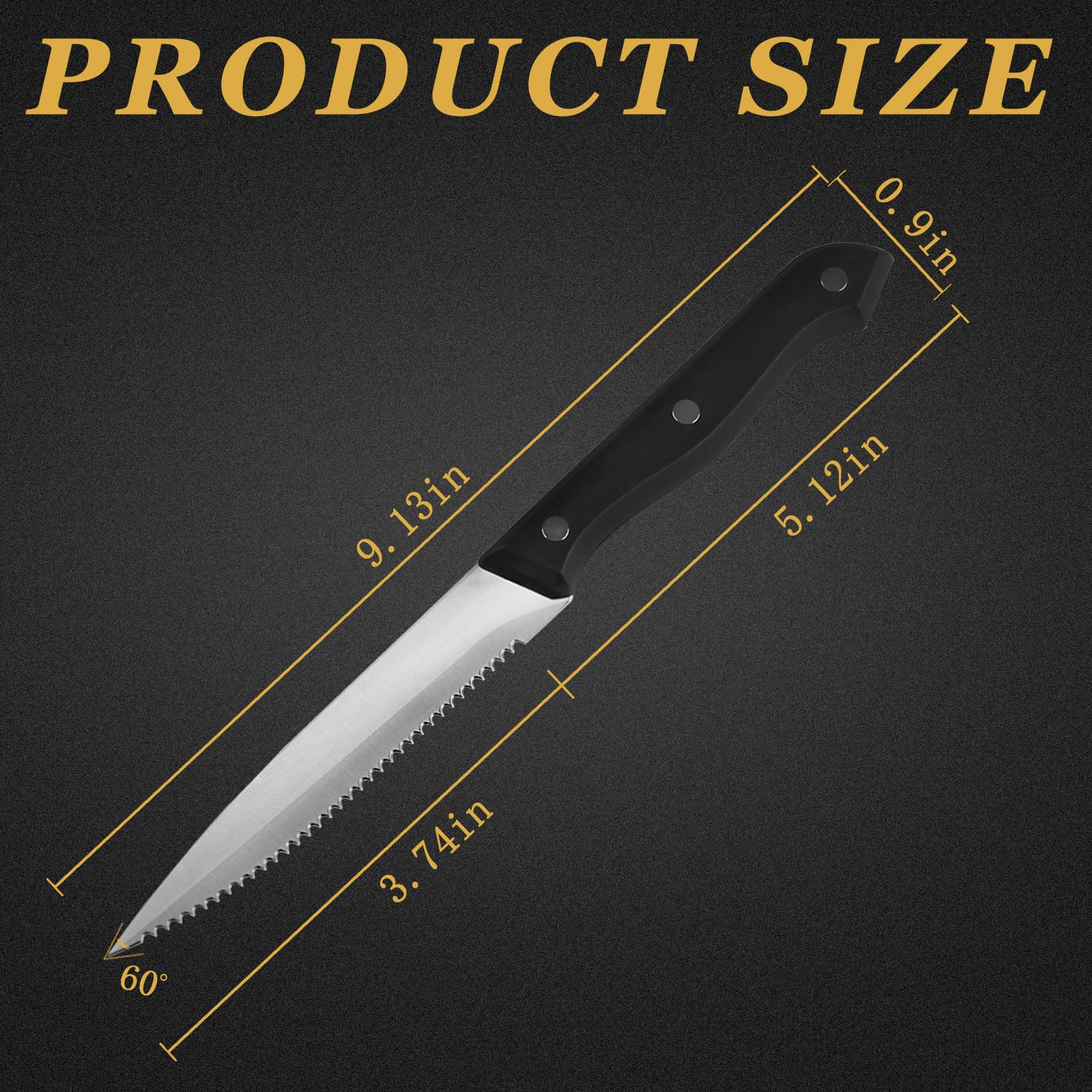 premium stainless steel steak knives Ninsula