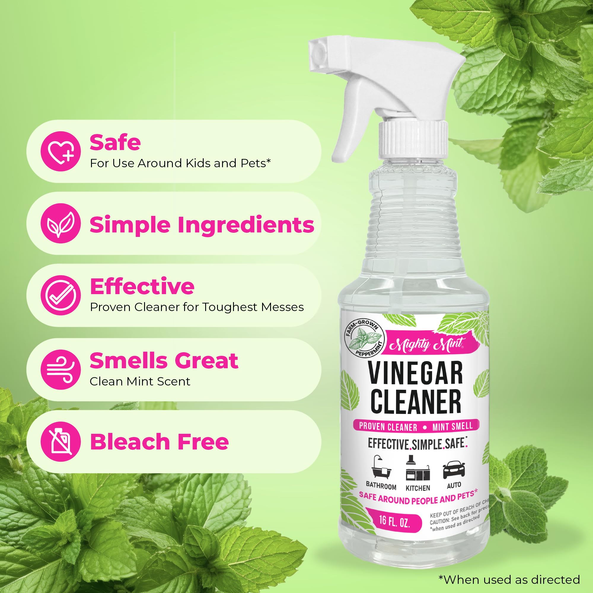 Premium US grown spearmint oil label
