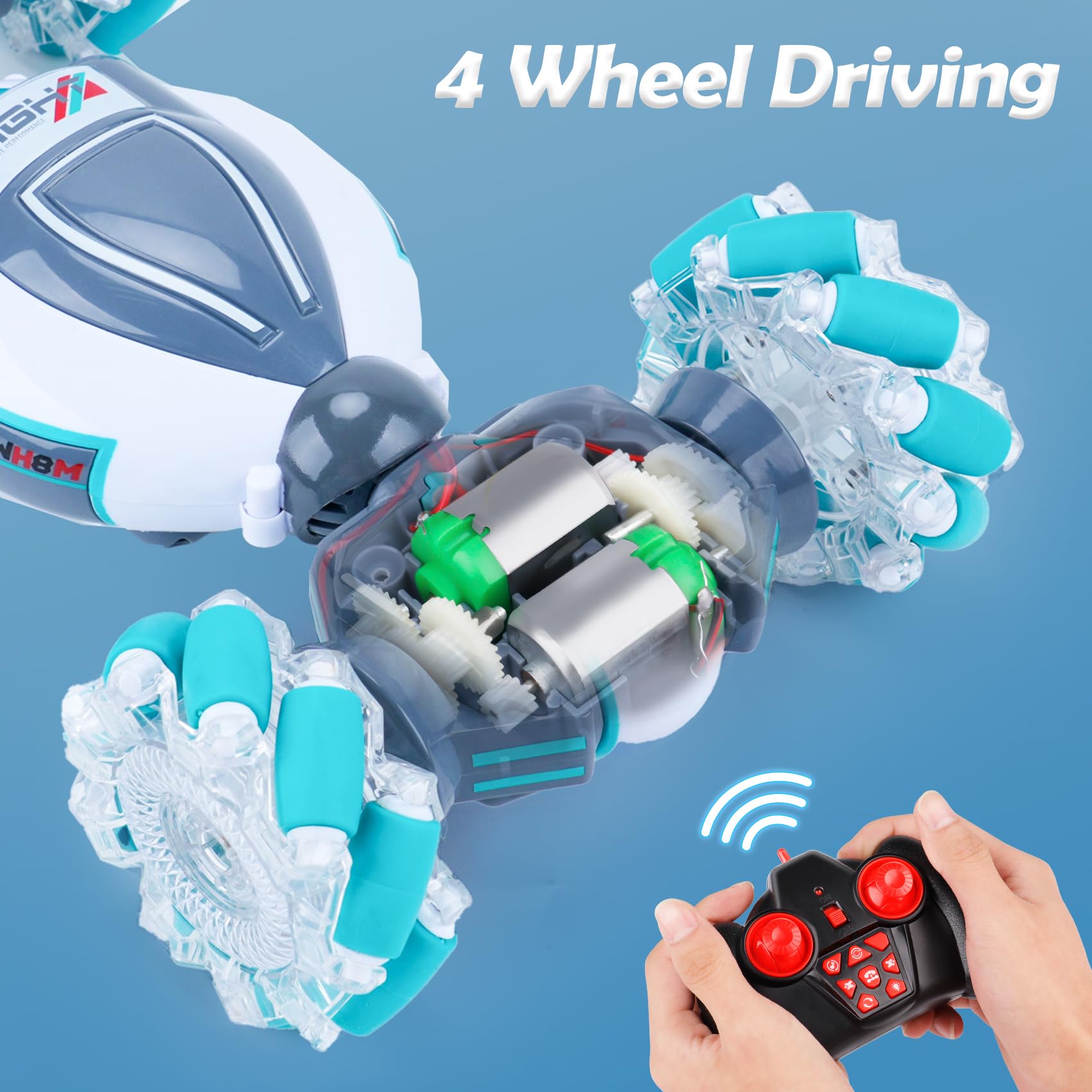 PREPOP Gesture Sensing RC Stunt Car off-road design
