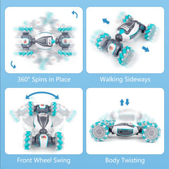 PREPOP Gesture Sensing RC Stunt Car 360 degree rotation