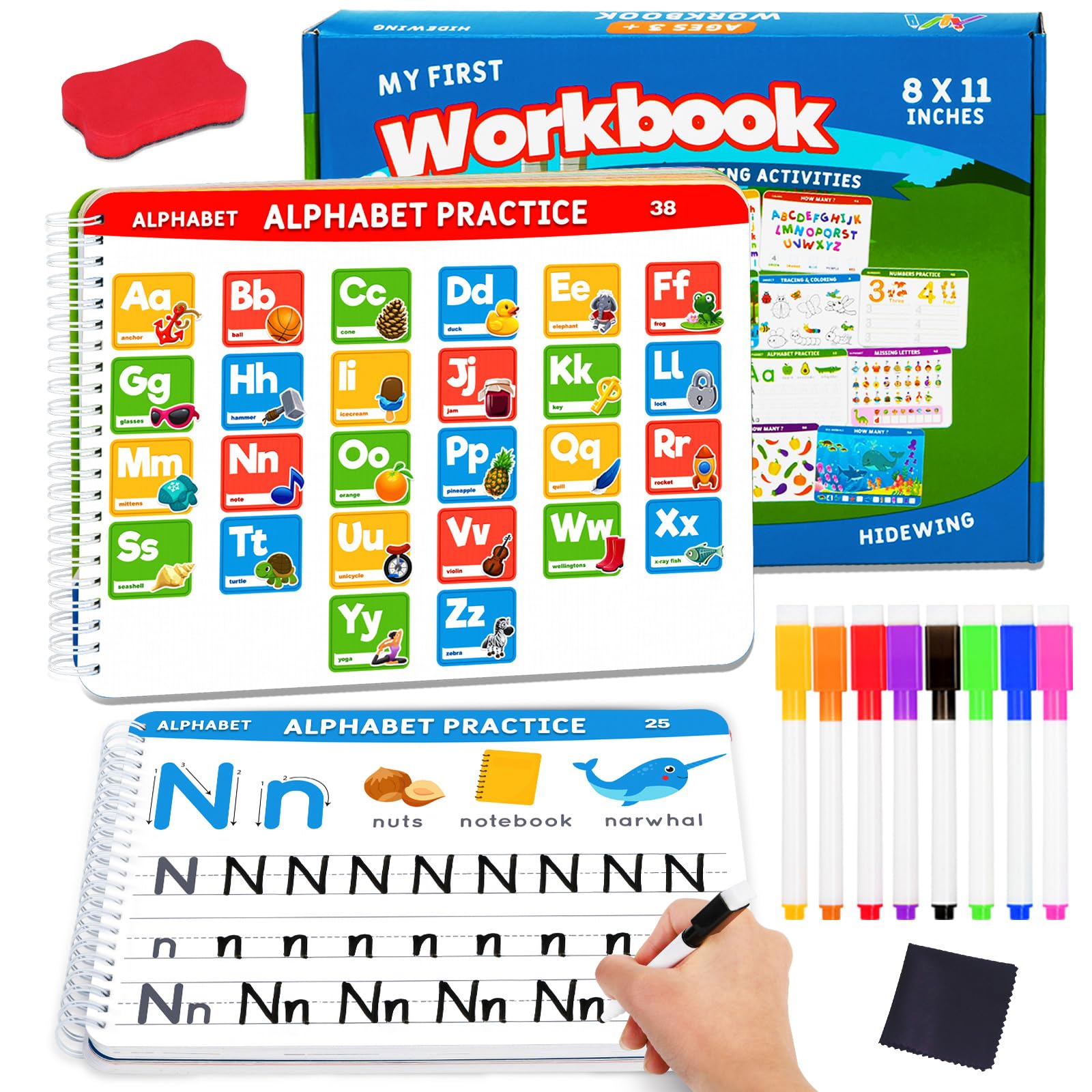 Cover of Preschool Learning Activities Pre K Workbooks Tracing Busy Book