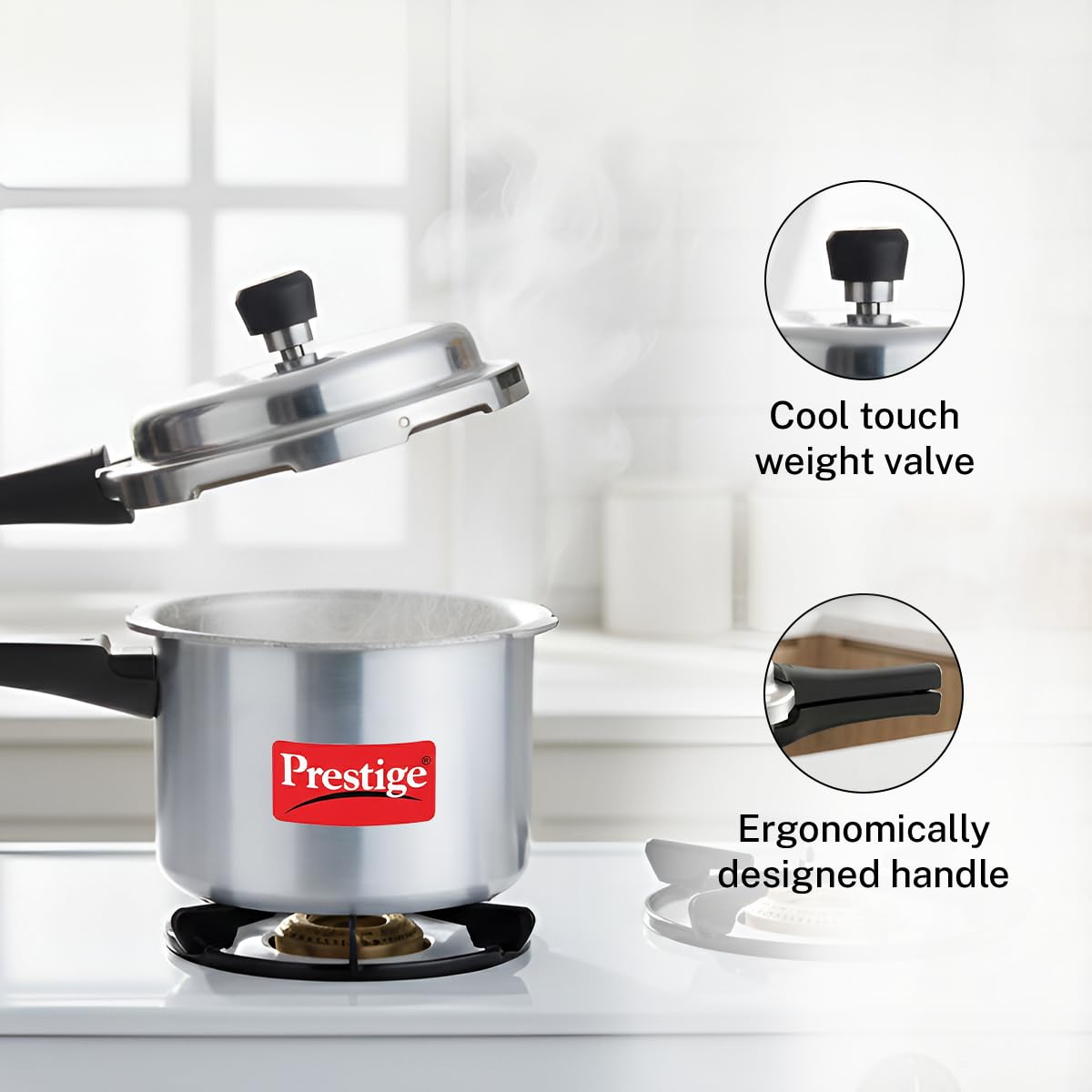 PRP3 Prestige pressure cooker 3 liter silver
