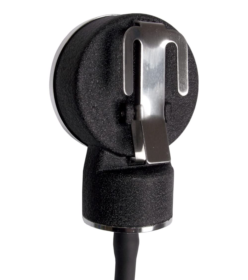 Chrome-plated zinc alloy chestpiece on Prestige stethoscope