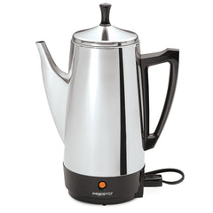 Presto 02811 stainless steel 12 cup electric coffee percolator