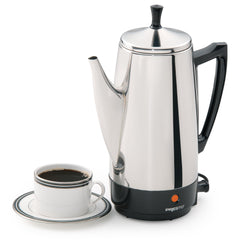 See through cover knob on Presto 02811 stainless steel percolator