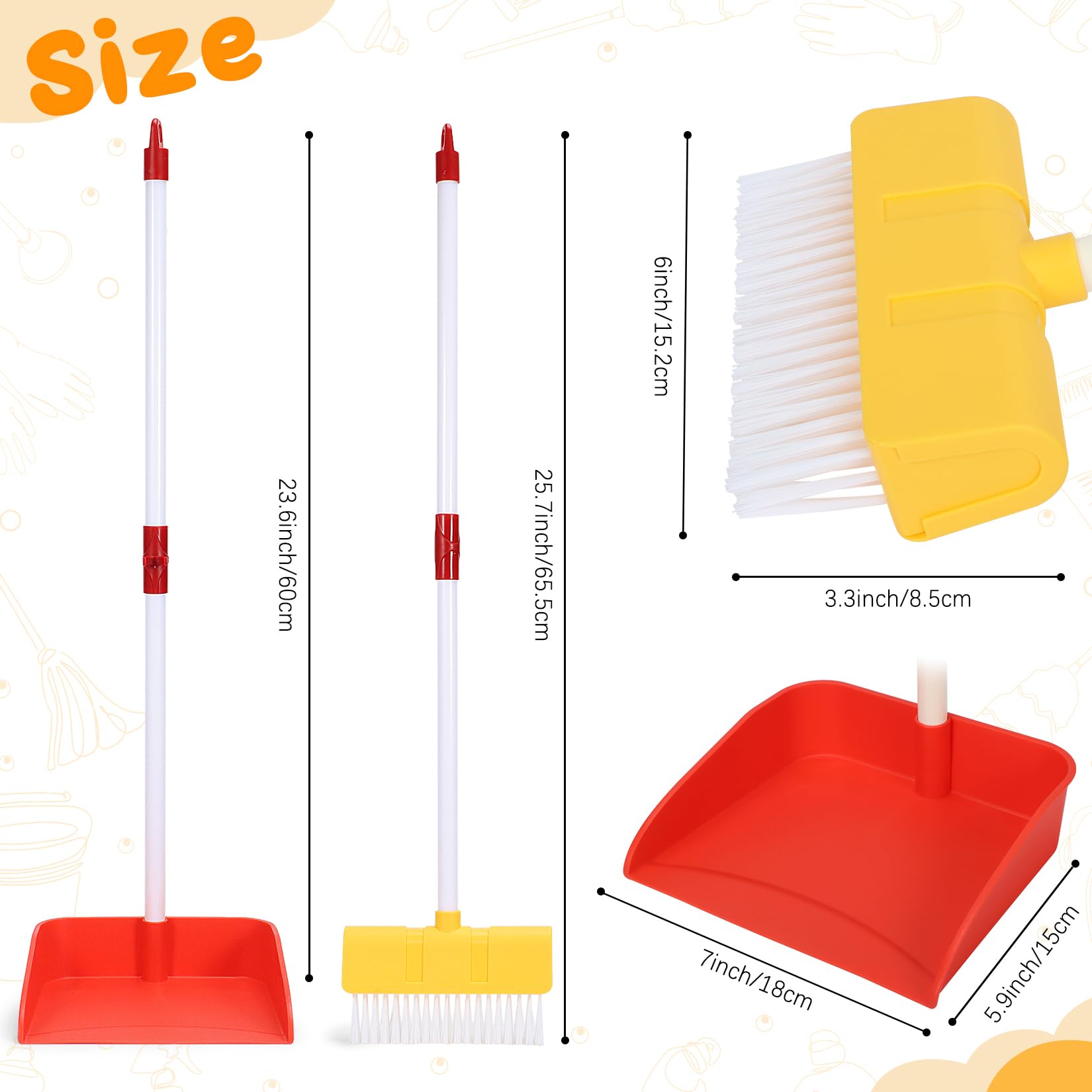Pretend Play Cleaning Set for Kids