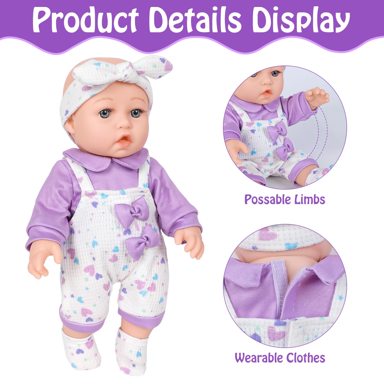 pretend play doll care set