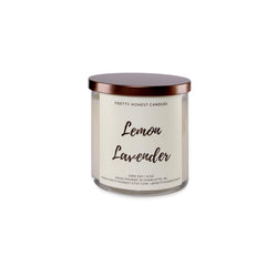 Pretty Honest Candles Lemon Lavender Soy Candle 8oz product image