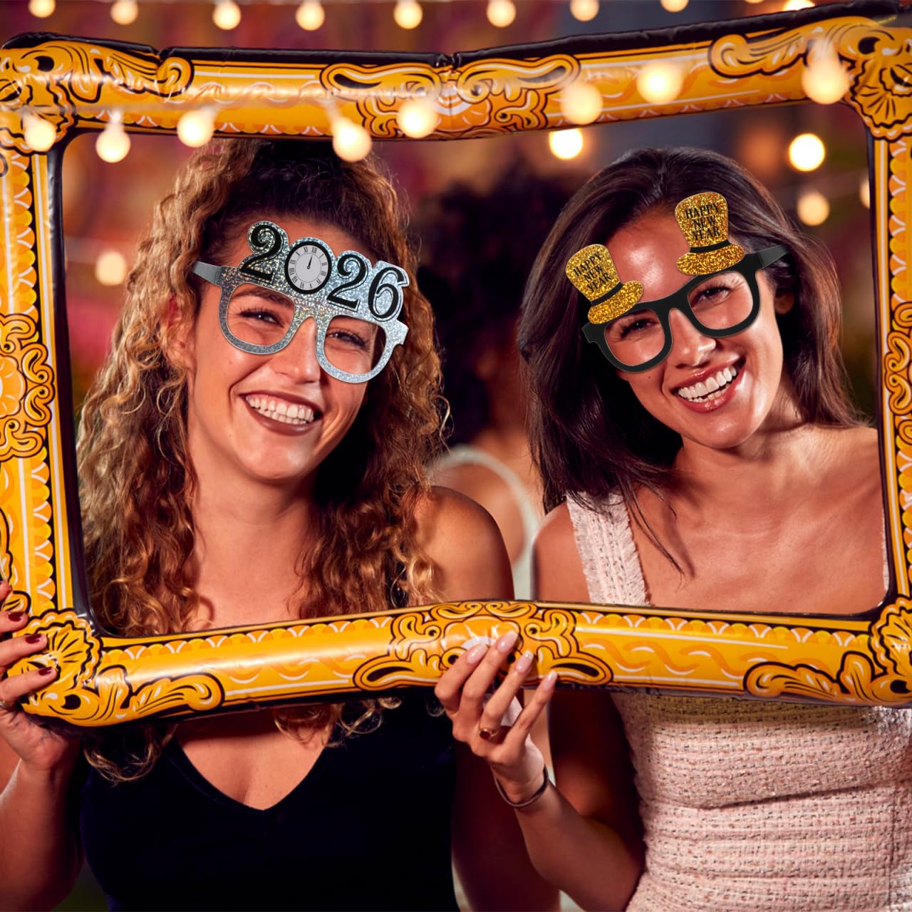 New Year party decorations eyewear PRETYZOOM 9-pack