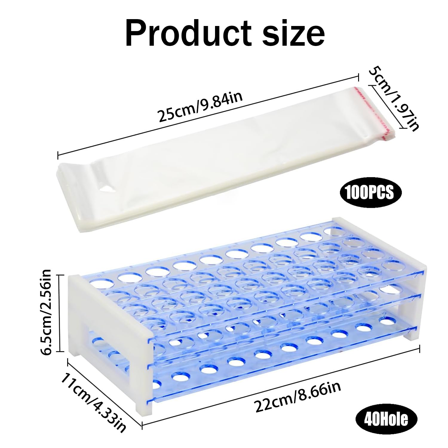 Pretzel Rod Holder Kit 100 clear bags included