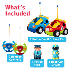 Police car remote control by PREXTEX with blue remote