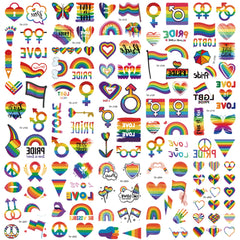 Pride Tattoos 200+ pieces on 20 sheets for Pride celebrations