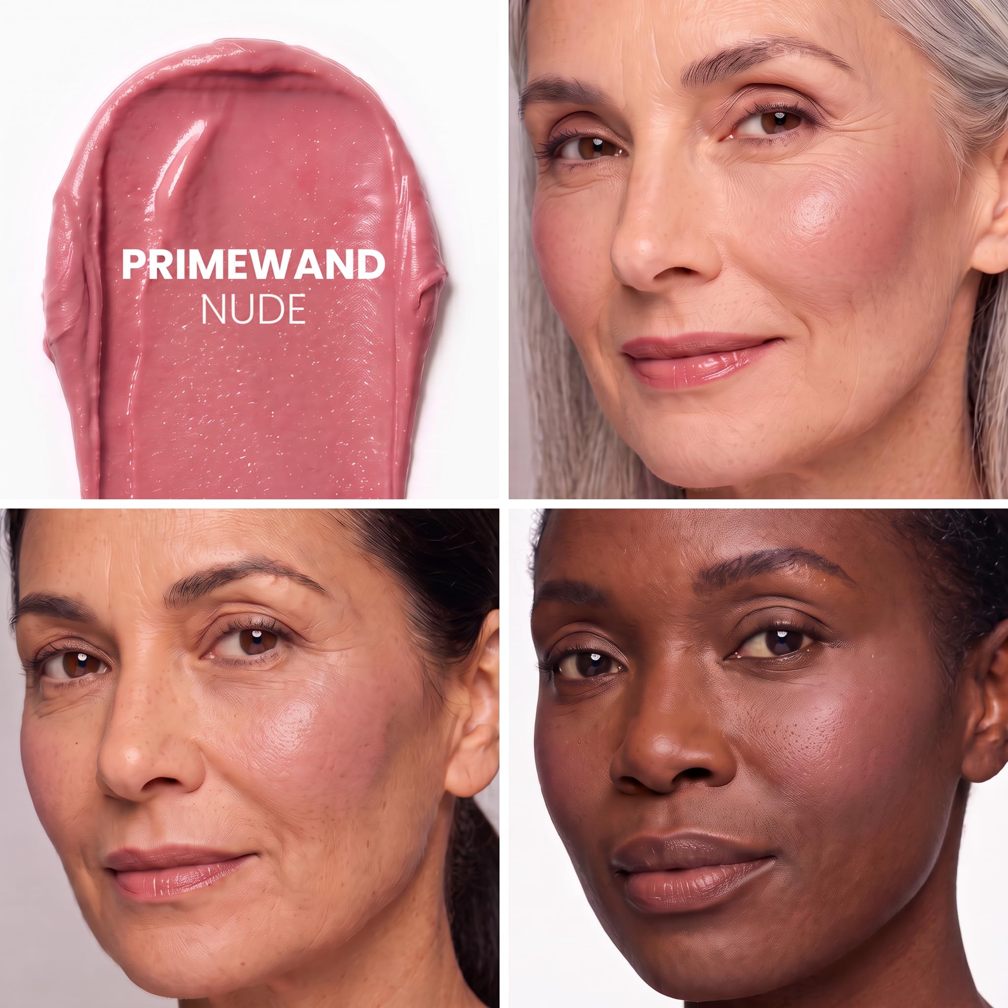 Close-up of PrimeWand Nude cream blush stick