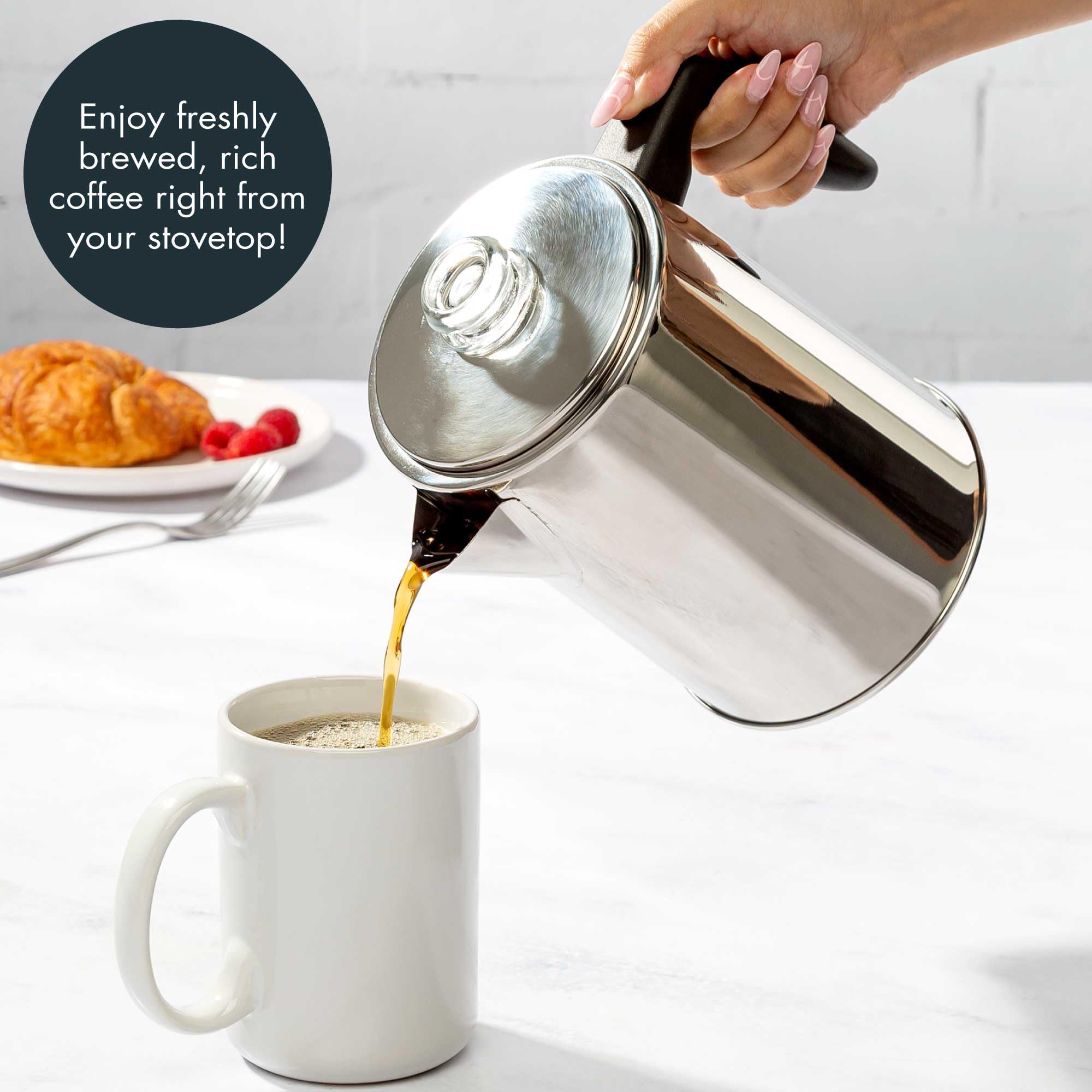Primula non drip spout coffee pot
