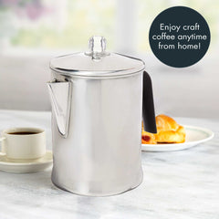 Primula Today 9 cup percolator camping setup