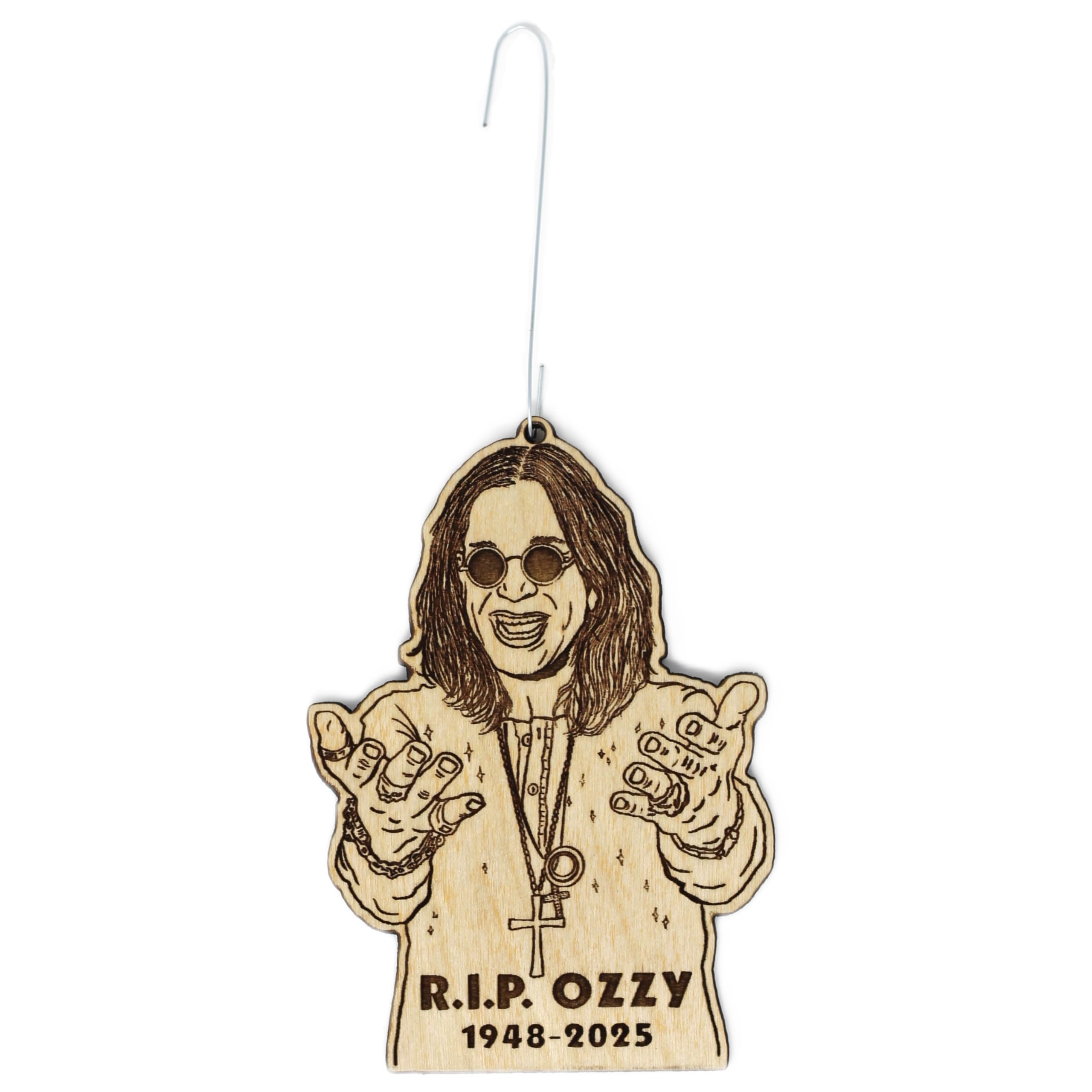 Collectible Prince of Darkness Memorial ornament for trees and desks