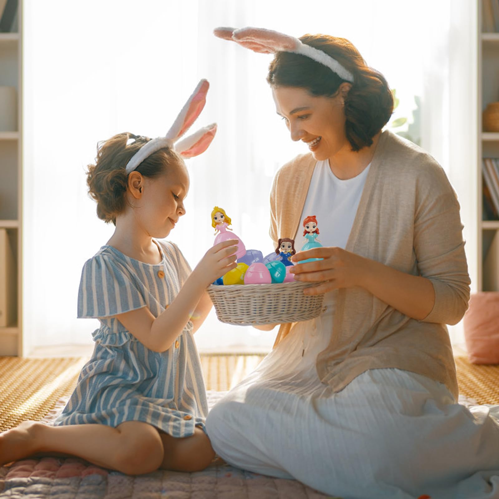 Gift-ready Easter eggs princess toys set