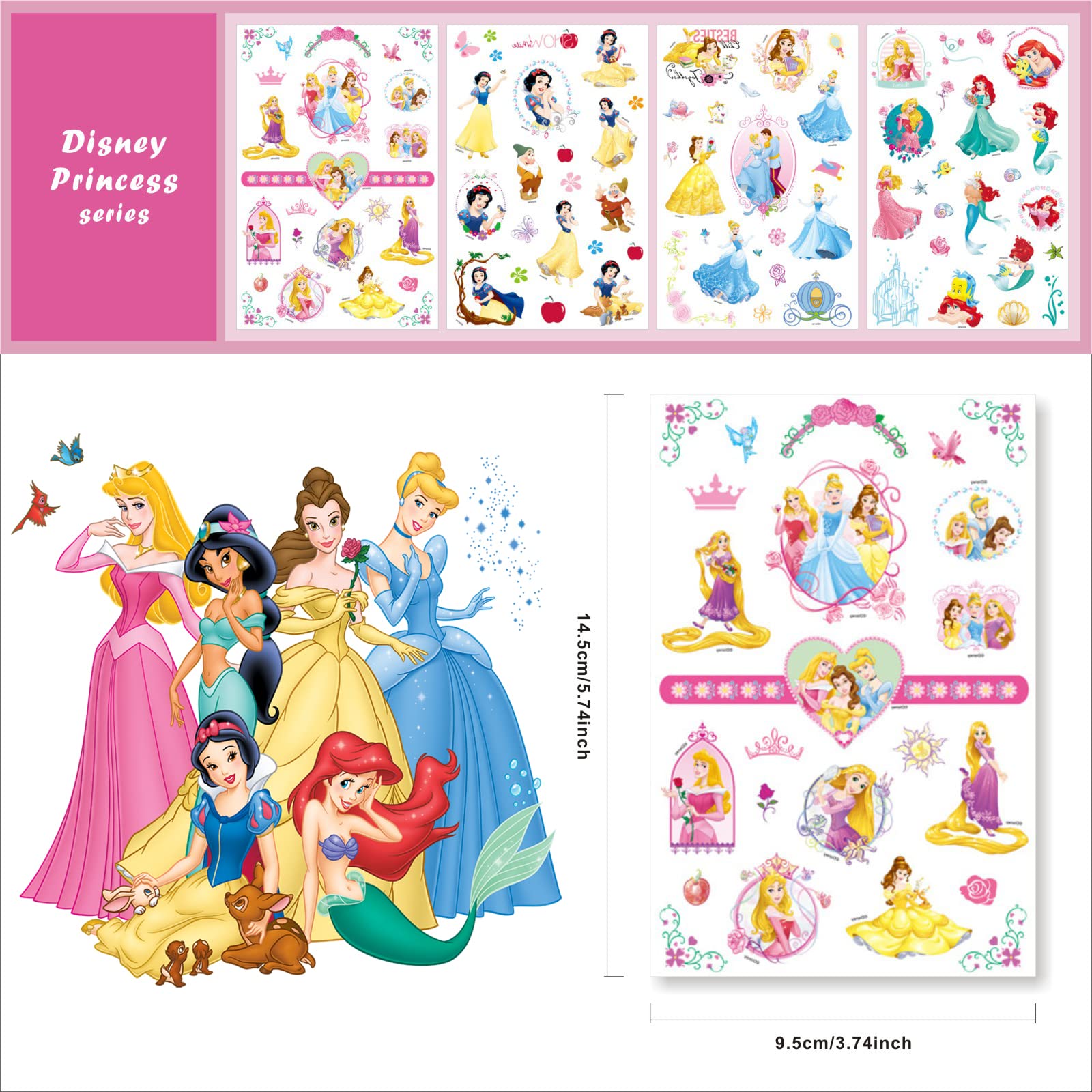 Waterproof skin friendly tattoo sheets for kids
