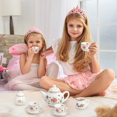 Creamer and sugar bowl accessories for kids tea set