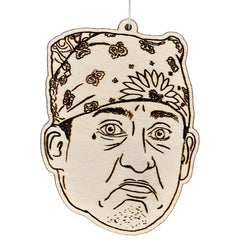 Prison Mike Christmas Ornament handmade in USA from birch wood