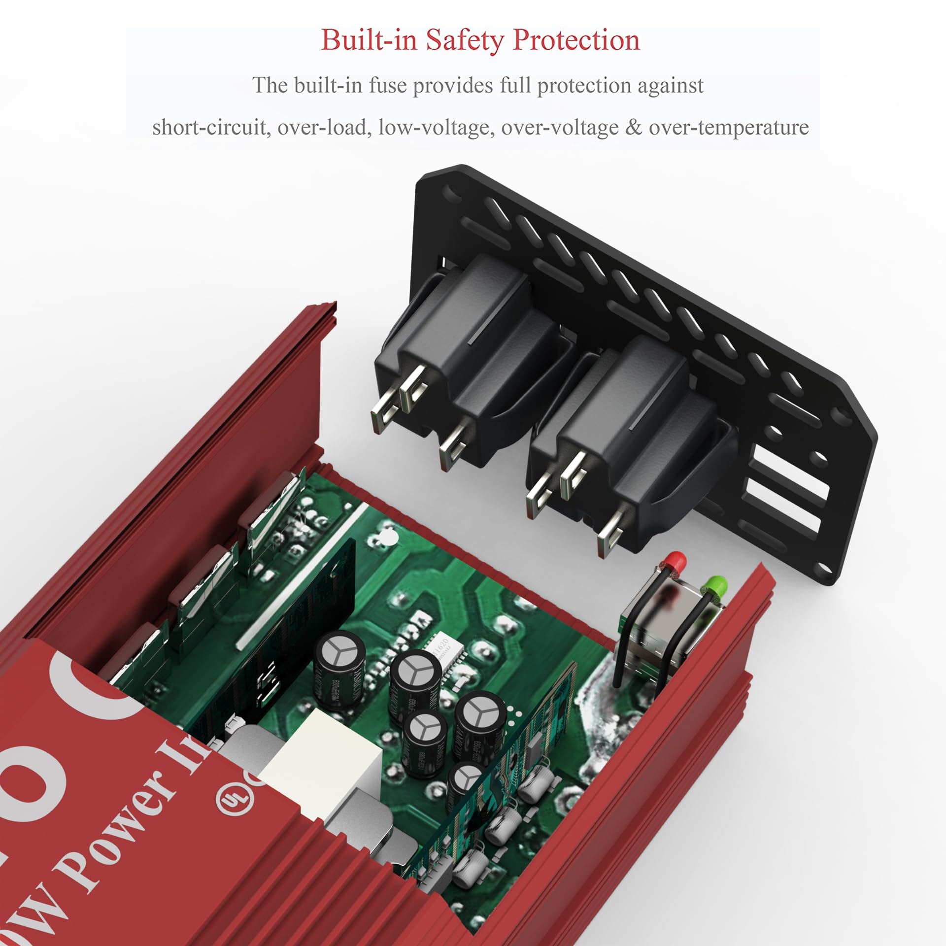 Compact portable inverter with 30 inch cord image