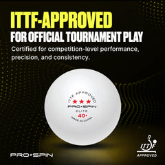 40+ ABS material ping pong balls by PRO-SPIN