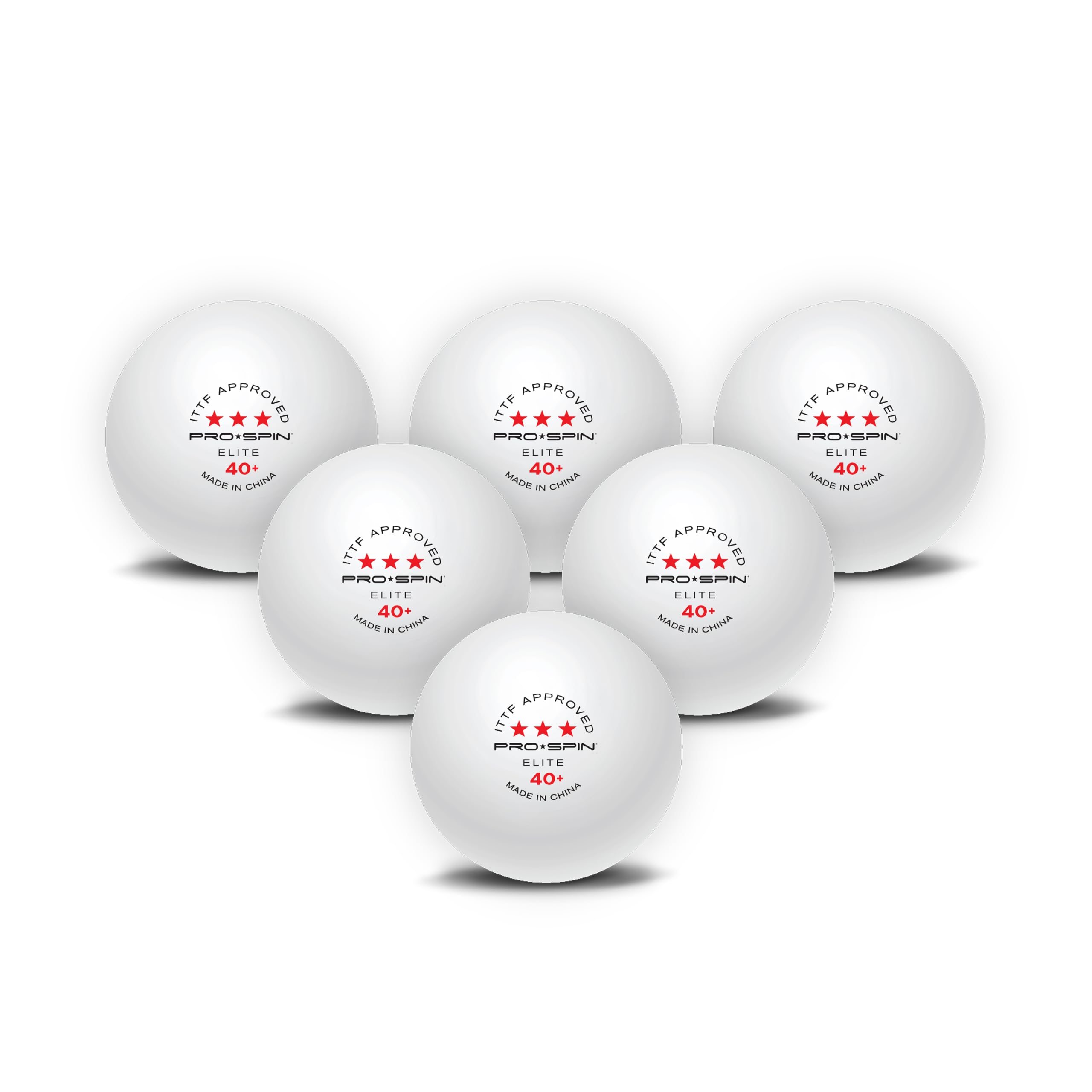 ITTF-approved PRO-SPIN 3-Star ping pong balls