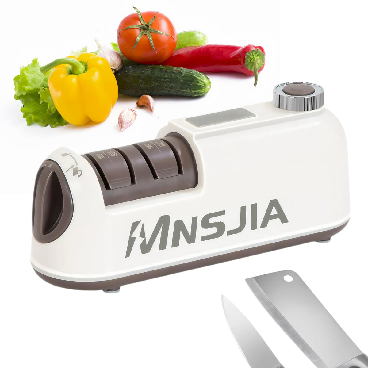 Professional electric knife sharpener for kitchen knives