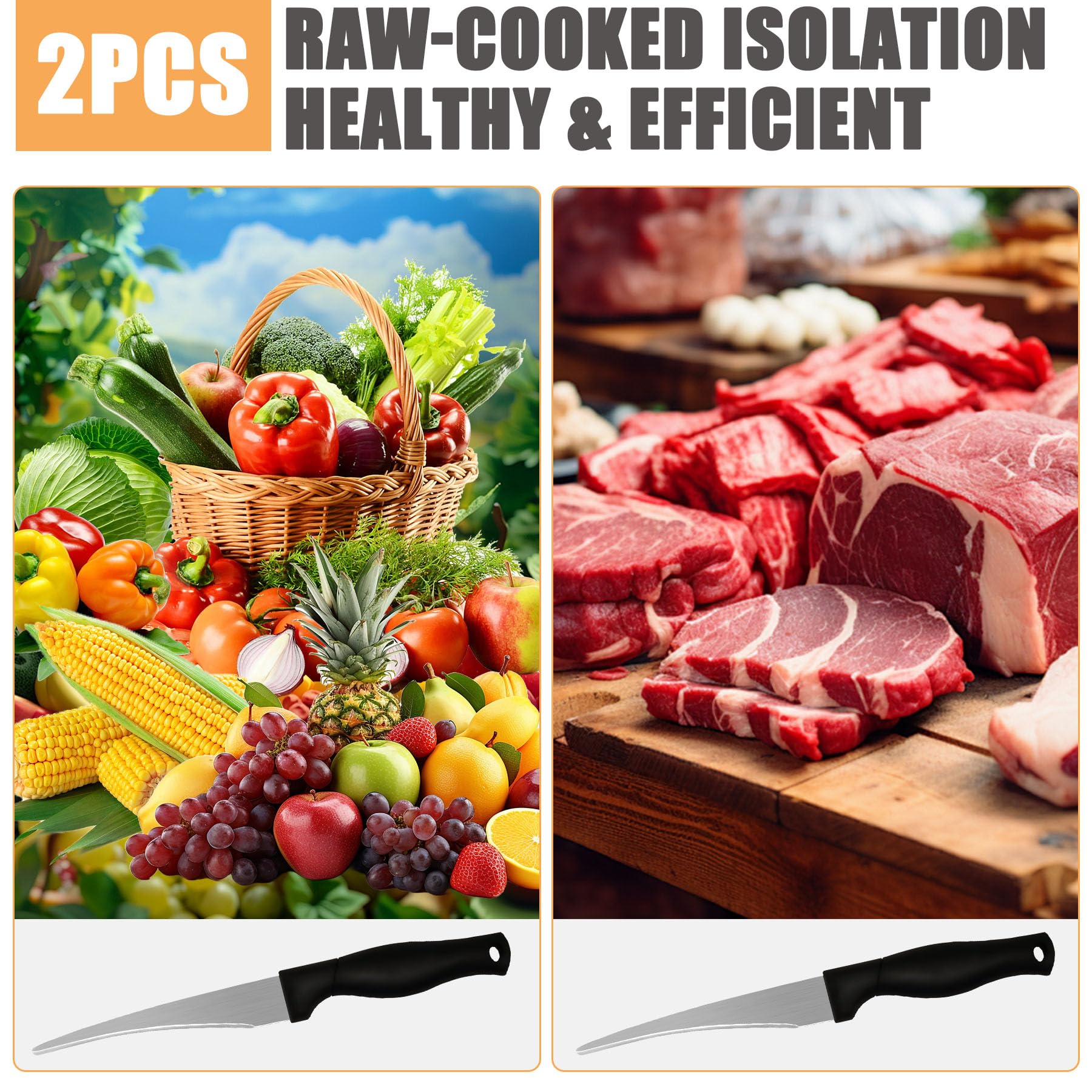 Professional kitchen use Jocqndia curved paring knife set