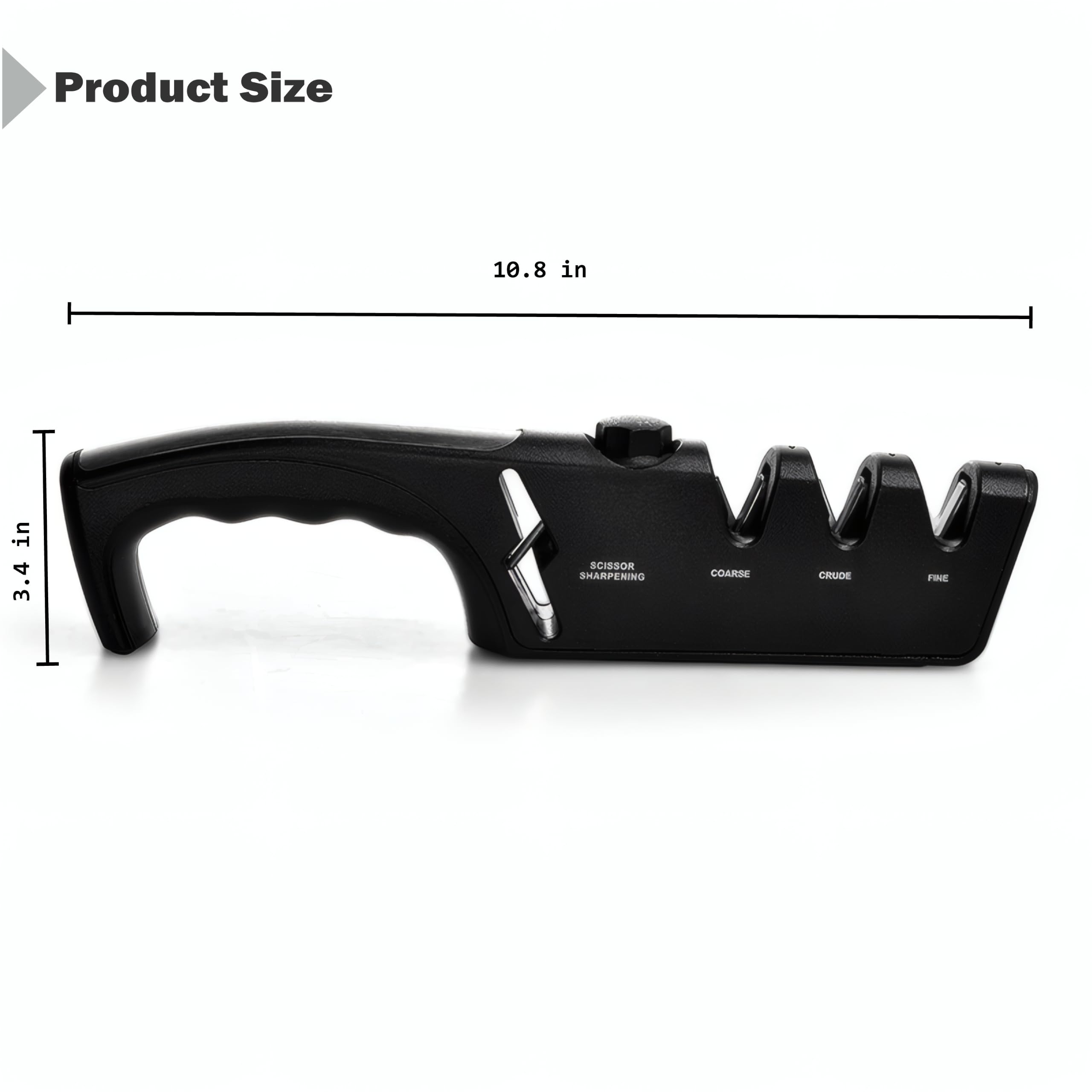 Professional kitchen sharpener in black color packaging