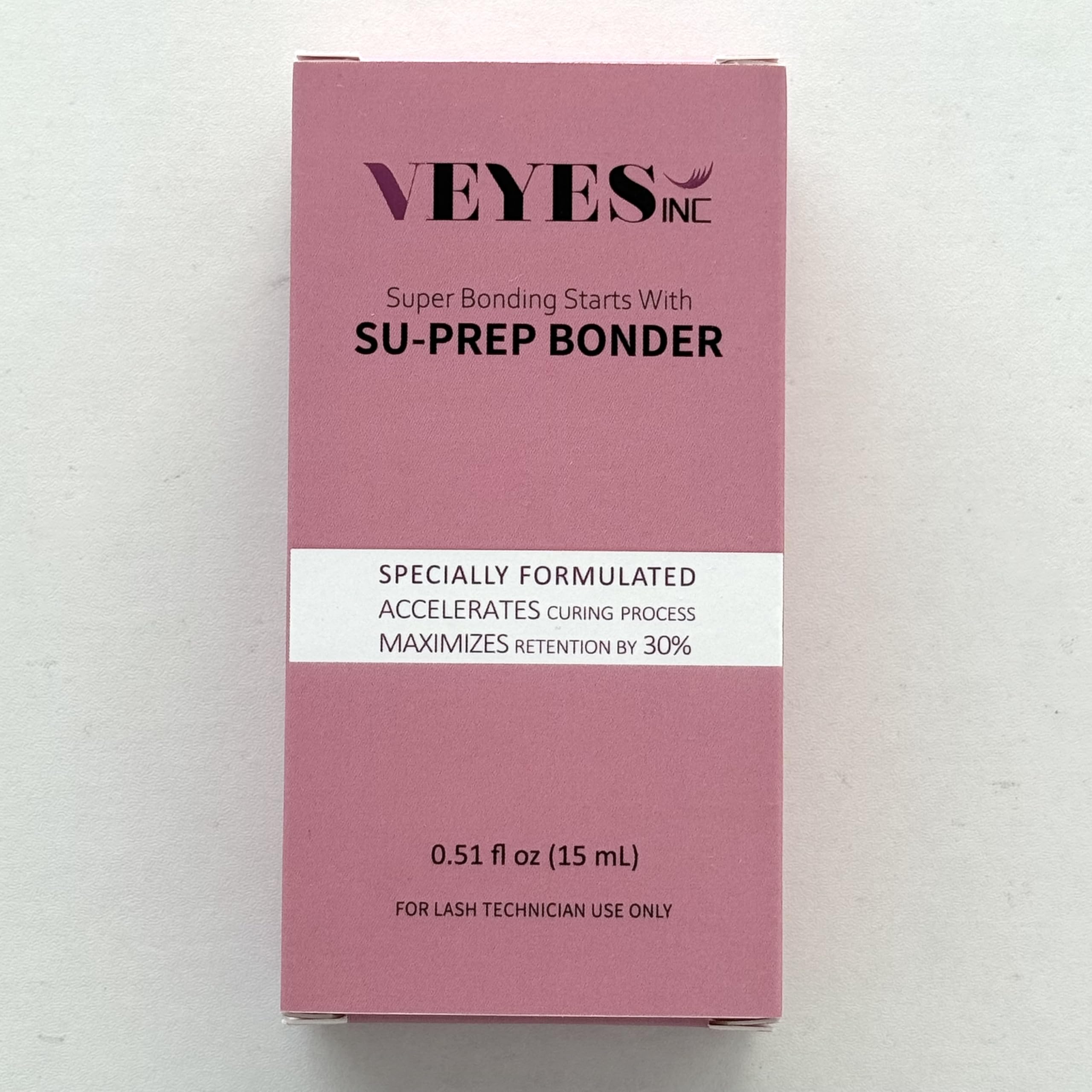 External use only warning label on lash bonder