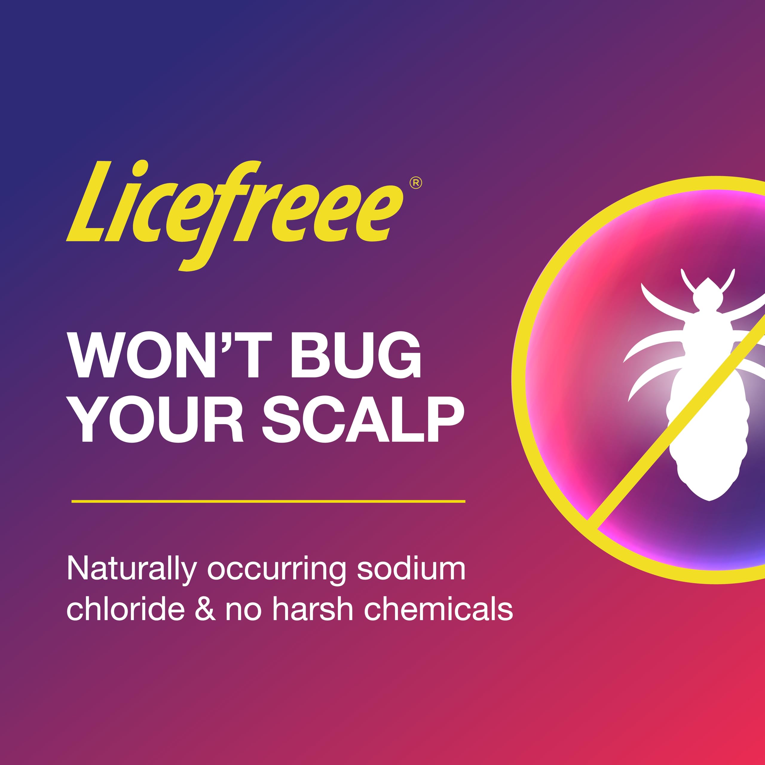 Professional Nit Comb included for lice and nit removal