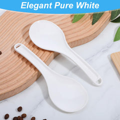 Smooth edge rice spatula non-scratch cookware