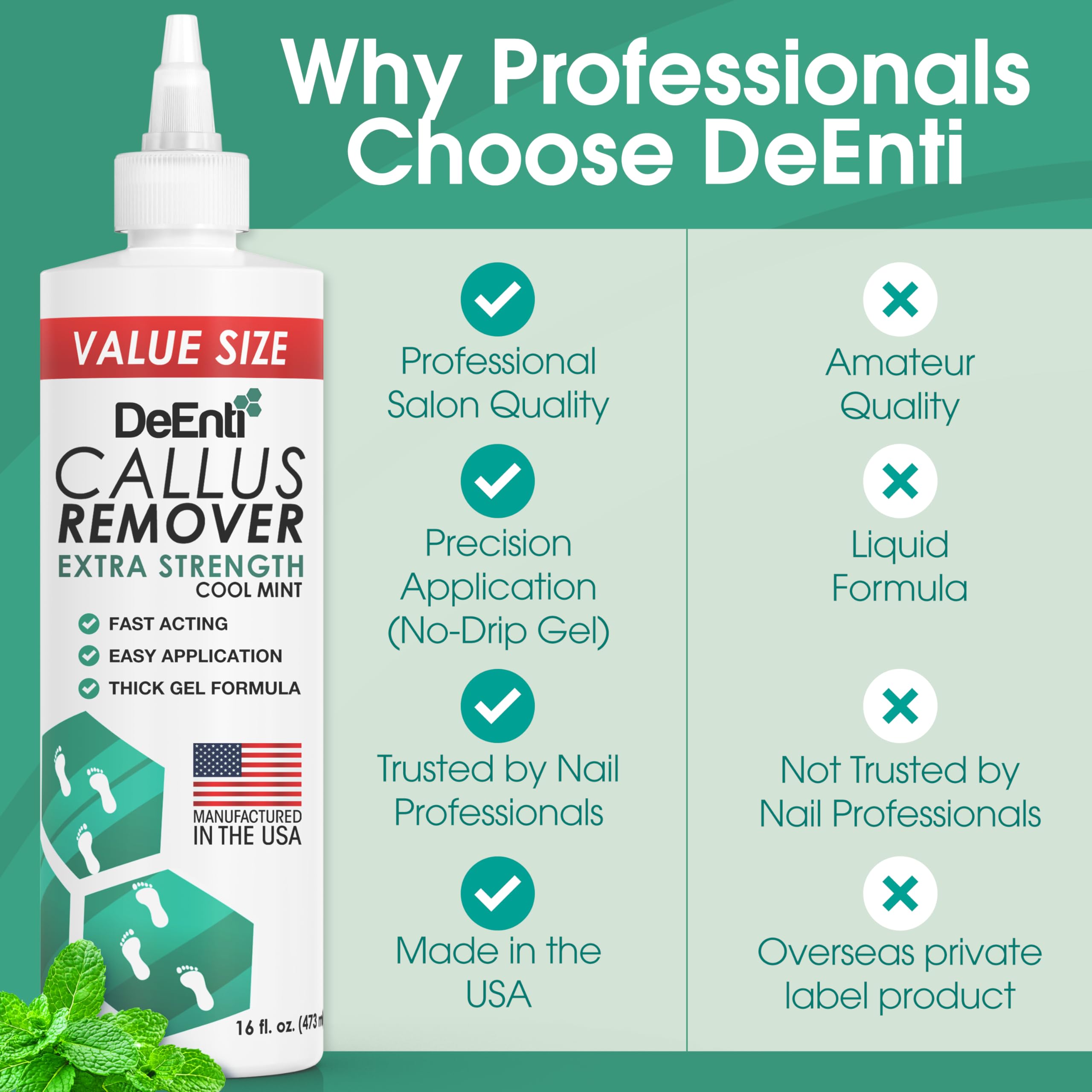 DeEnti foot care gel for feet calluses and corns