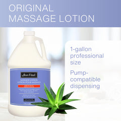 Unscented massage lotion for professionals