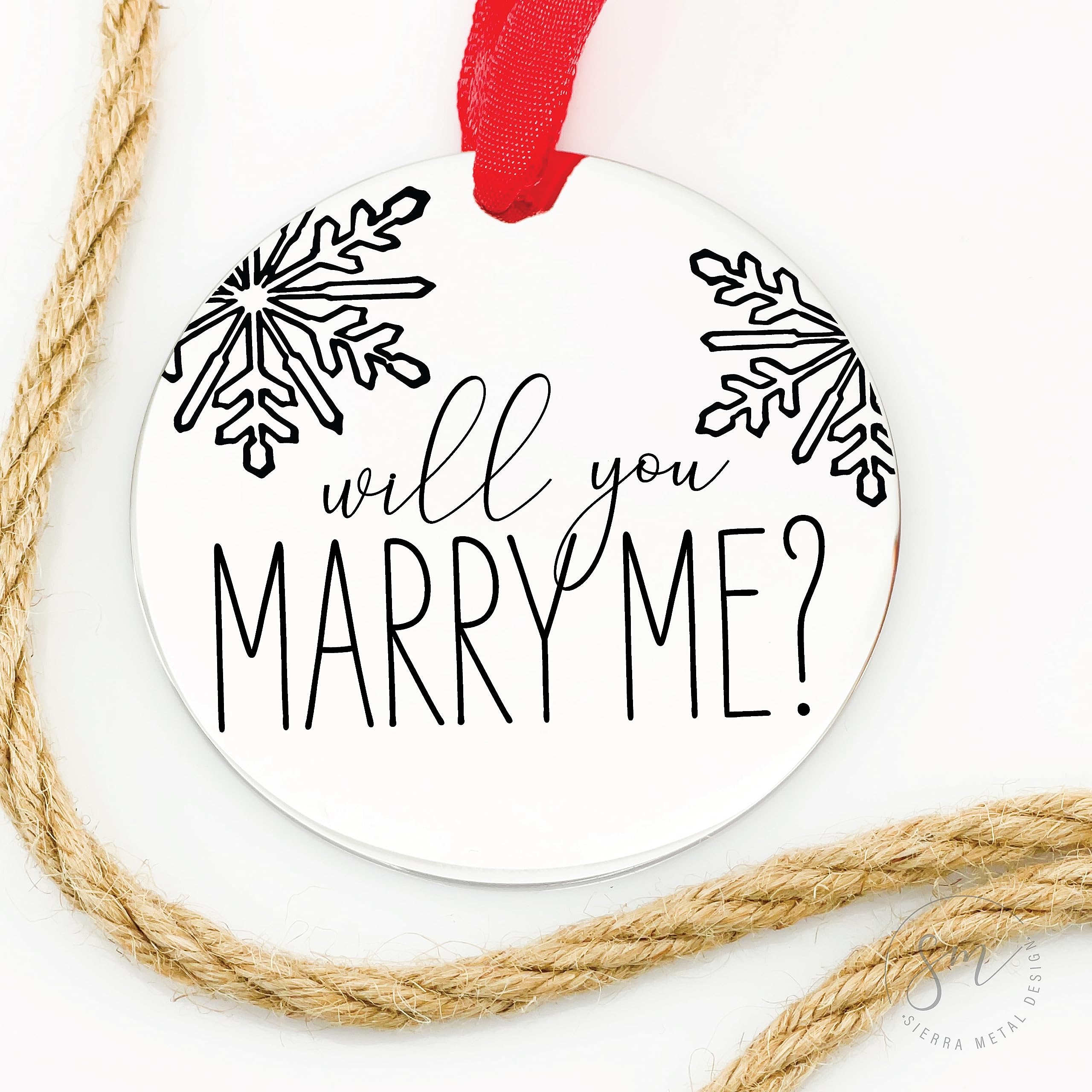 Proposal Idea Marry Me model ST-MARRY-ME-ORN engraving