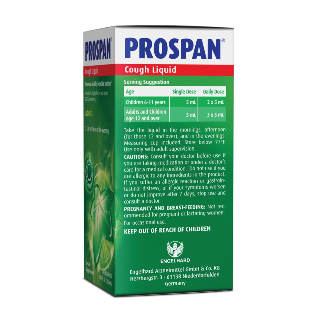 Prospan Cough Syrup 100mL mucus relief for adults