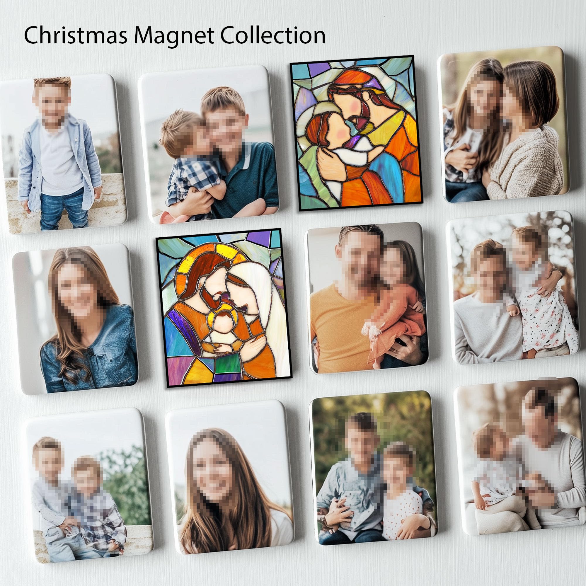 Religious Christmas fridge decor magnet gift idea