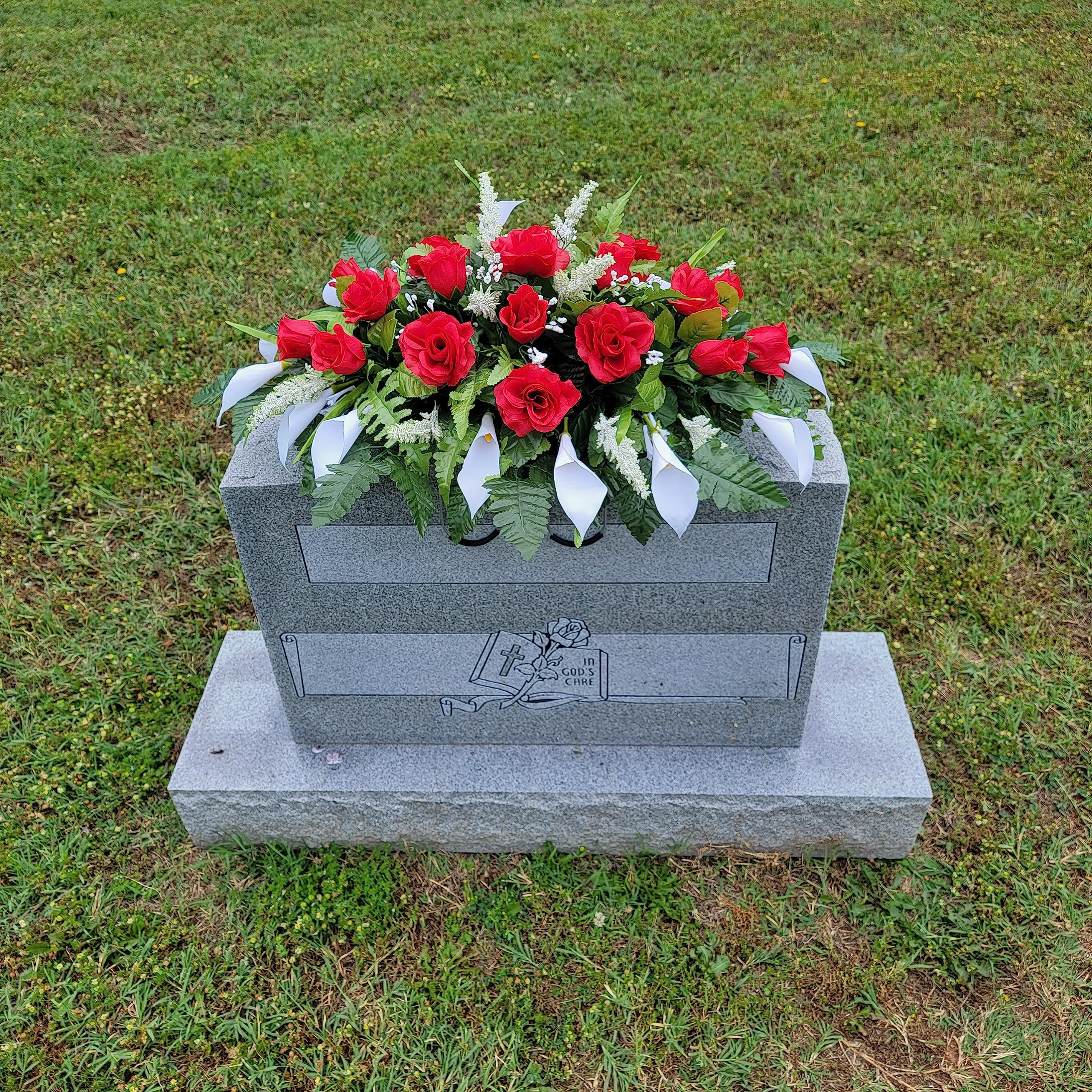 Handcrafted floral saddle designed by floral designers