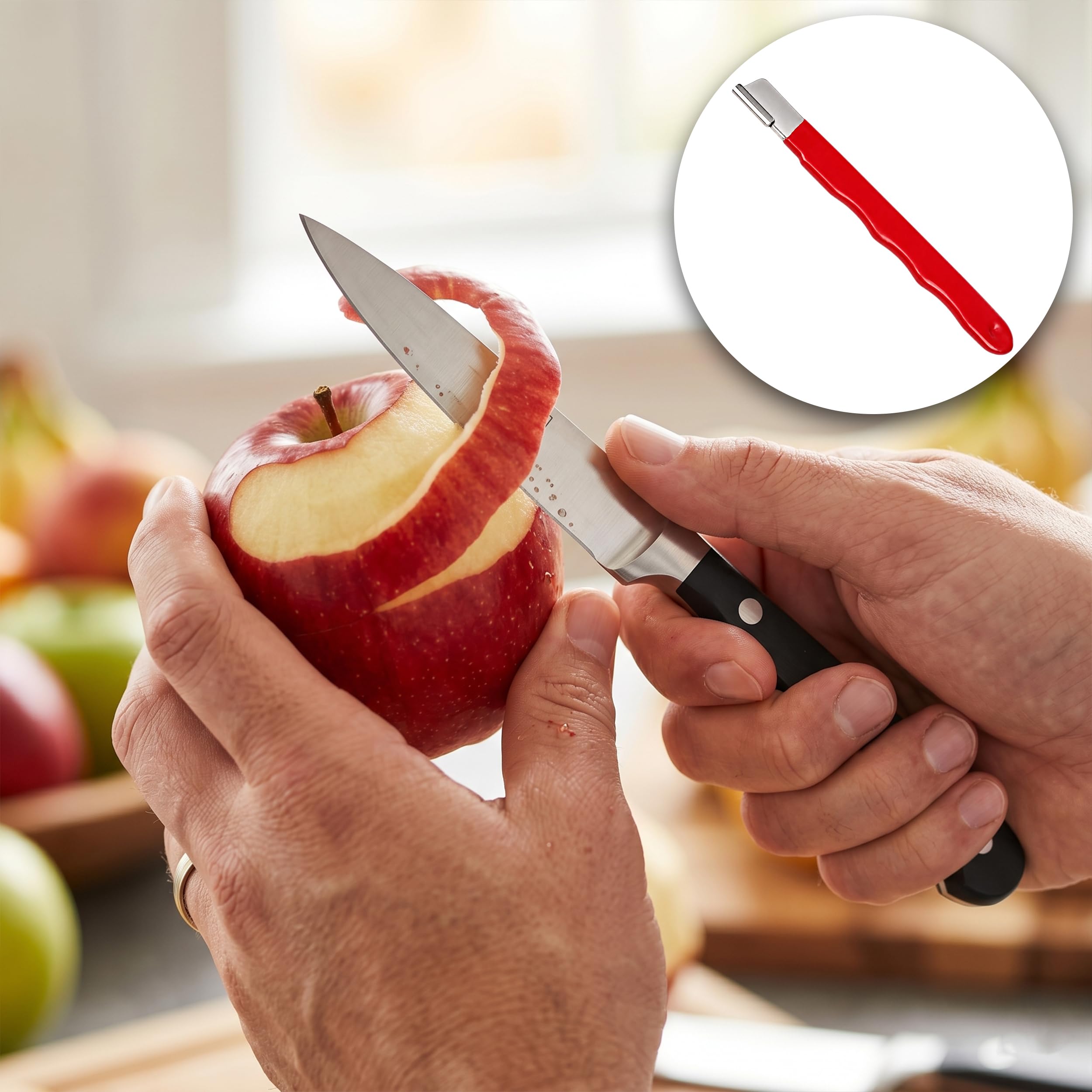 Pocket sized sharpener ideal for outdoor gardening