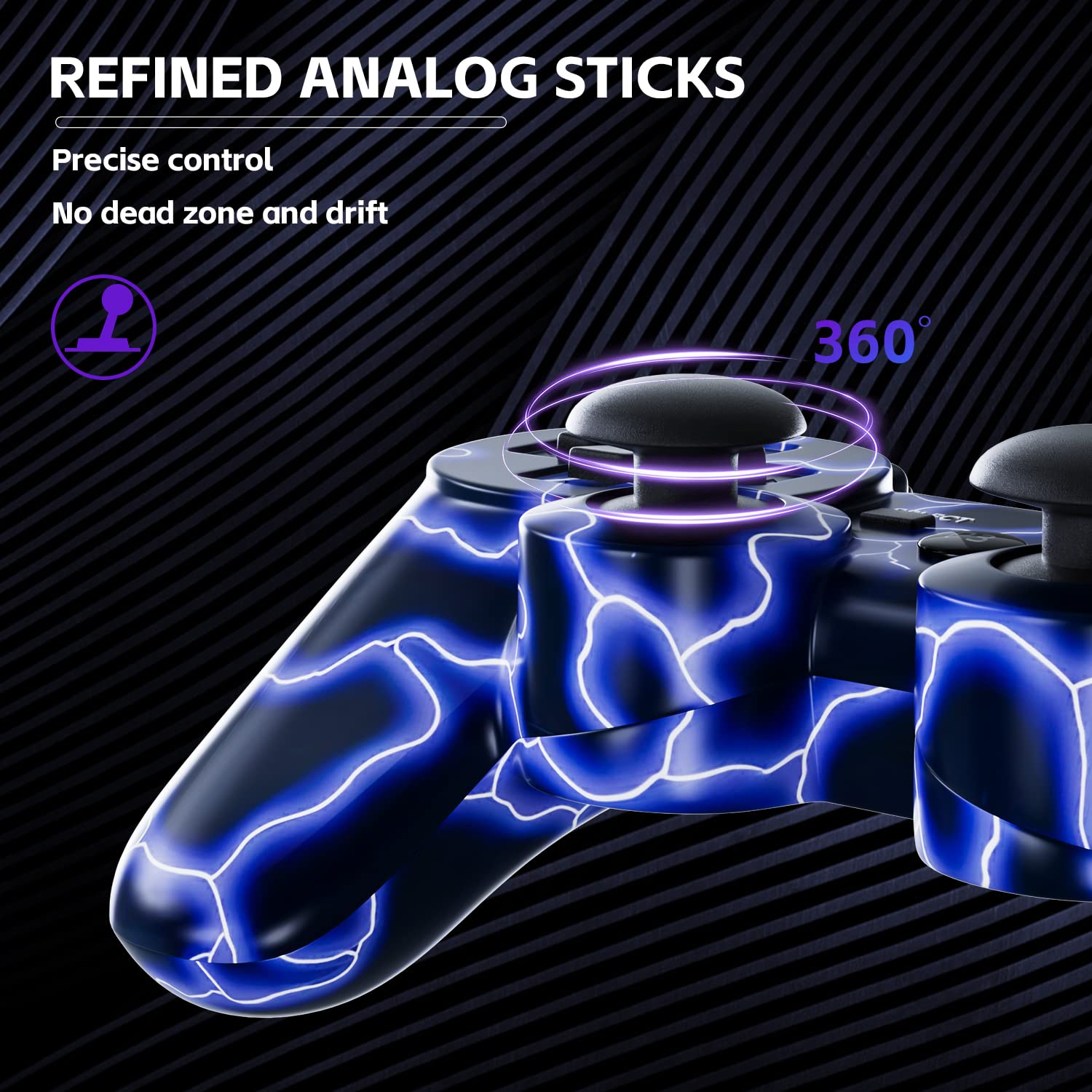 PS-3 motion sense controller with double vibration
